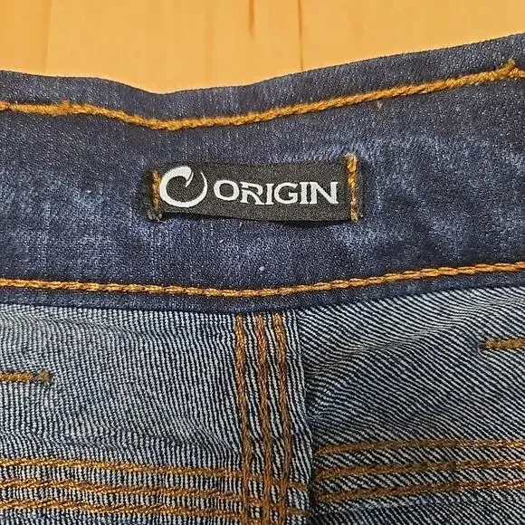 Origin Delta 68 Jeans Mens Size 34/32 (Actual 32/31) Blue Denim Workwear Stretch